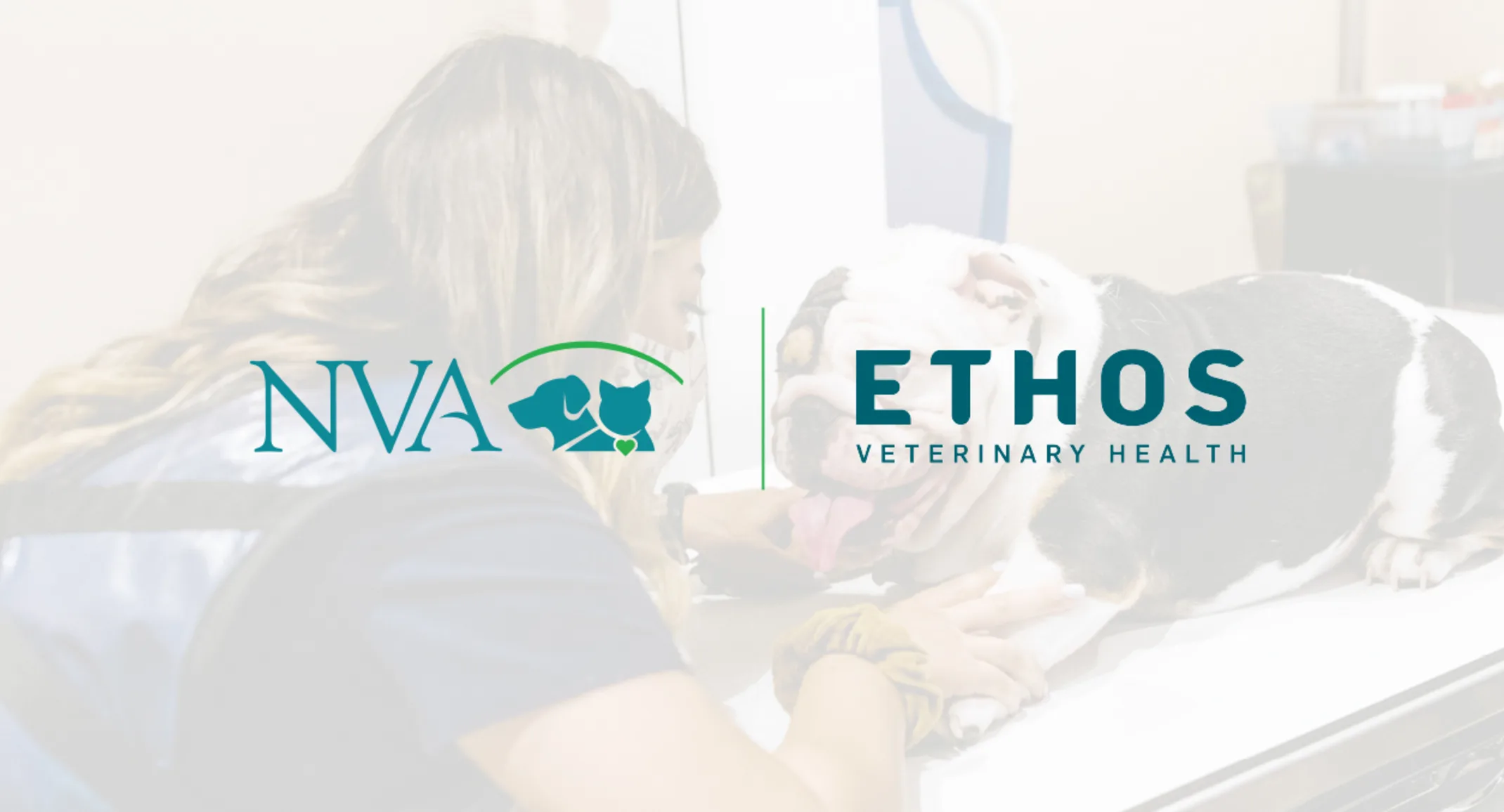 NVA and Ethos Veterinary Health Logos